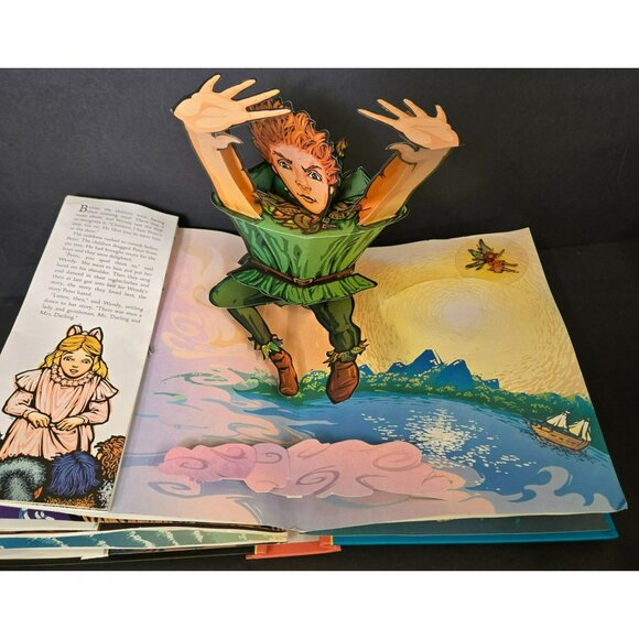 Peter Pan Classic Collectible Pop Book Hardcover Robert Sabuda J. M Barries Used - Picture 4 of 16
